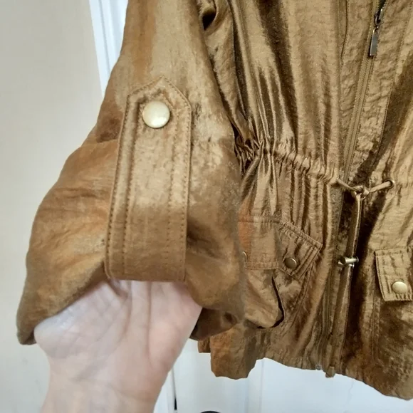 Ruby Rd Women's Metallic Bronze Jacket - Picture 3 of 13